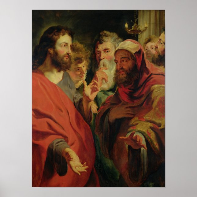 Christ Instructing Nicodemus Poster (Front)