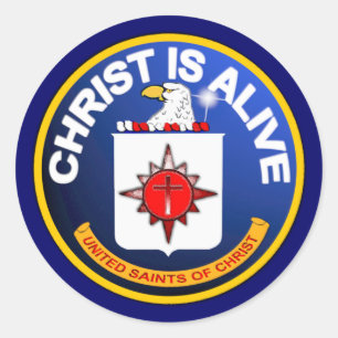 Christ Is Alive – C.I.A. icon look-alike Classic Round Sticker