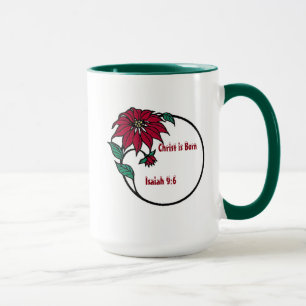 Christ is Born Customise It Christmas Mug