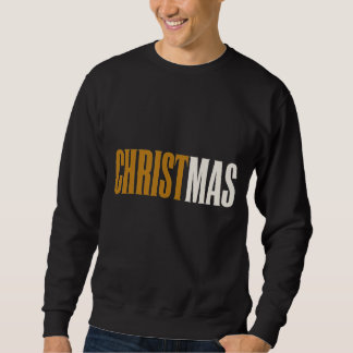 Christ Is Christmas Gold Dark Sweatshirt