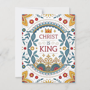 Christ is King Holiday Card