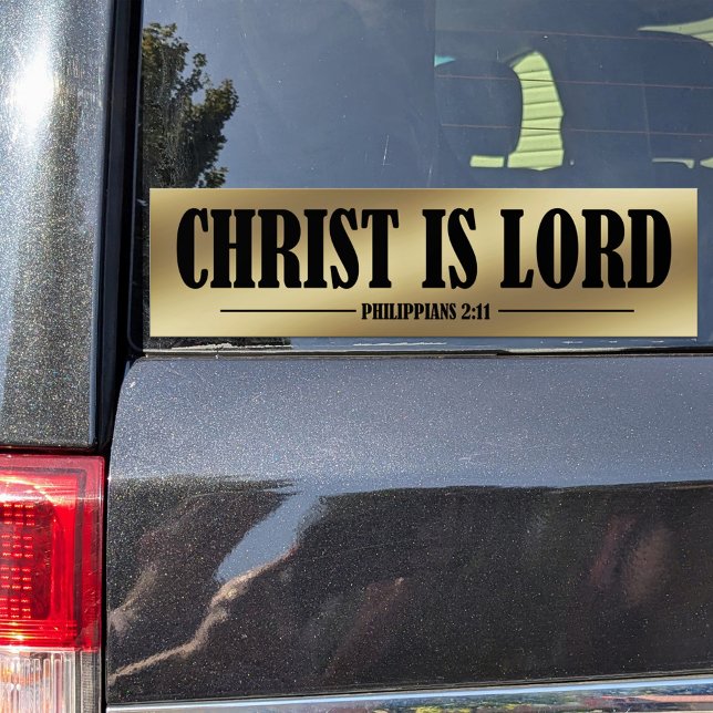 Christ is Lord Bumper Sticker (Creator Uploaded)