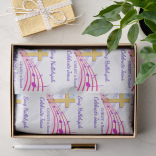 Christ is Risen Christian Easter Tissue Paper