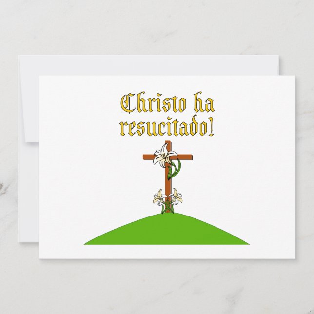 Christ is Risen Invitation (Front)