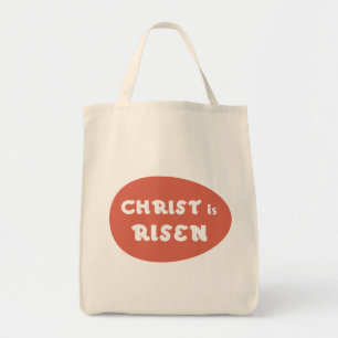 Christ is Risen, Red Egg Tote Bag