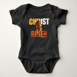 Christ Is Risen - Resurrection of Jesus Easter   Baby Bodysuit
