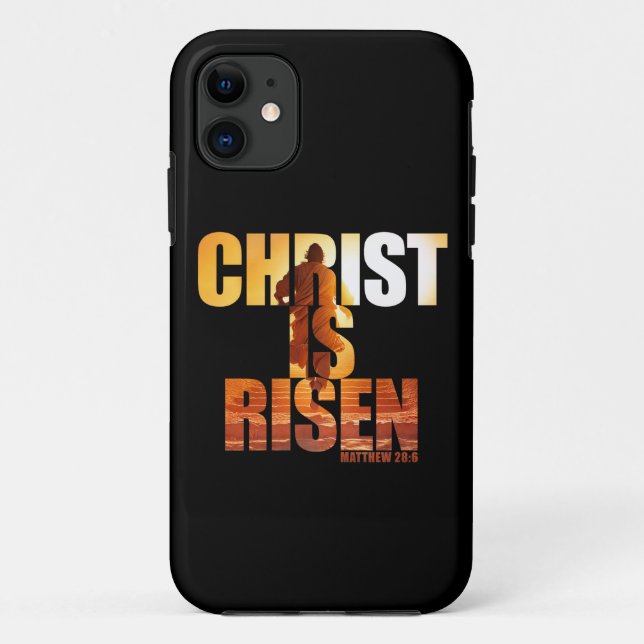 Christ Is Risen - Resurrection of Jesus Easter   Case-Mate iPhone Case (Back)