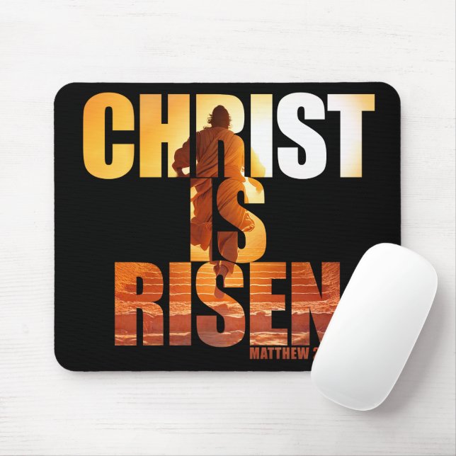 Christ Is Risen - Resurrection of Jesus Easter   Mouse Pad (With Mouse)