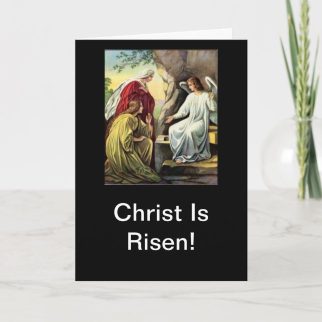 Christ is Risen, Surely He is Risen Holiday Card (Front)