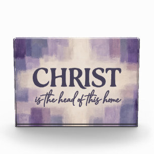 CHRIST Is the Head of This Home   Christian Photo Block