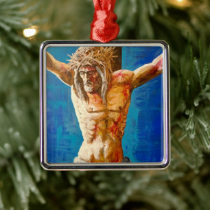 Christ Jesus  Metal Ornament