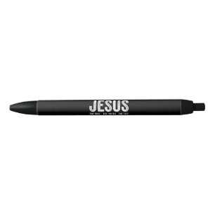 Christ Jesus The Way. The Truth. The Life Blessed Black Ink Pen