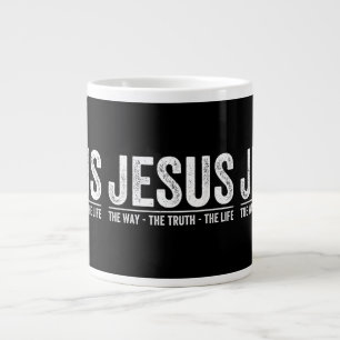 Christ Jesus The Way. The Truth. The Life Blessed  Large Coffee Mug