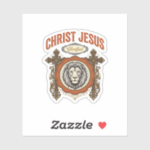 Christ Jesus Vintage Lion Faith