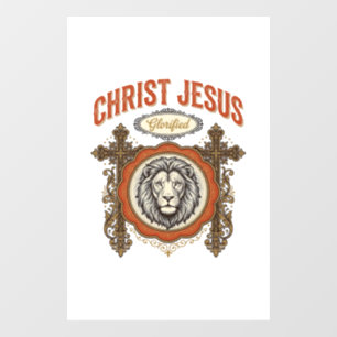 Christ Jesus Vintage Lion Faith