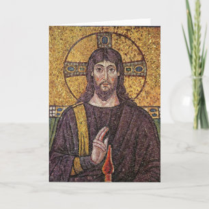 Christ Mosaic Christmas Card