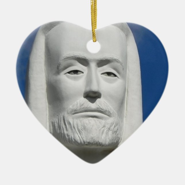 Christ of the Ozarks | Jesus Ceramic Ornament (Front)