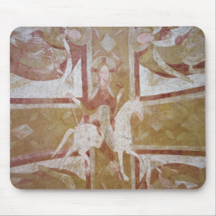 Christ on a white horse mouse pad