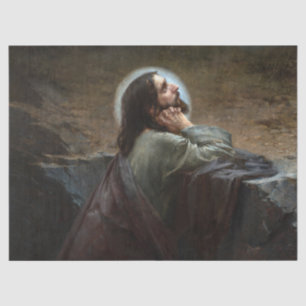 Christ on Mount Olive, Thy Will Be Done! by Liska Tissue Paper