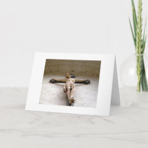 Christ on the Cross blank card