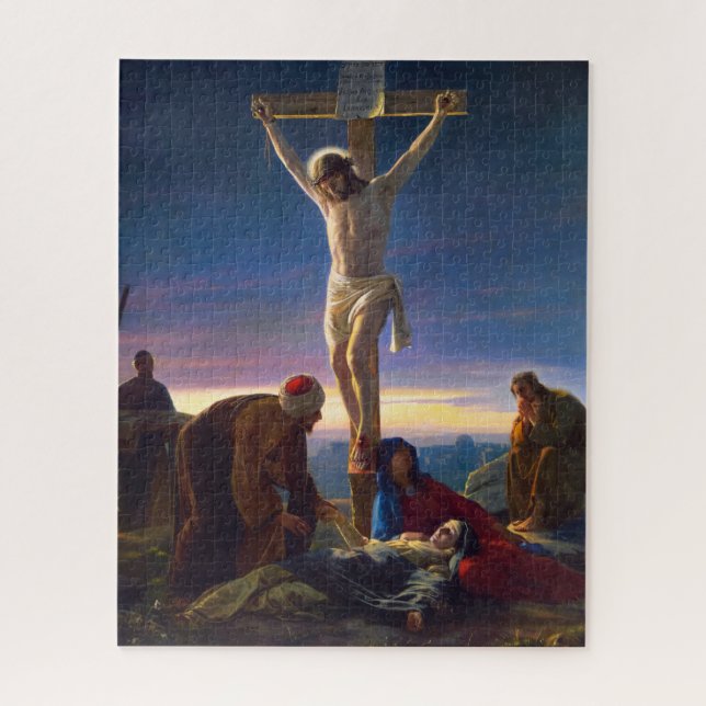 Christ on the Cross by Carl Bloch Jigsaw Puzzle (Vertical)