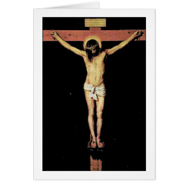 Christ On The Cross By Diego Velazquez (Front)