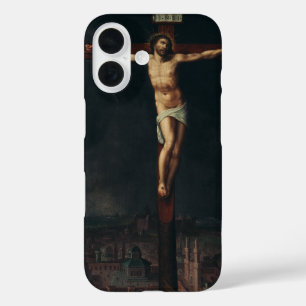 Christ on the Cross by Gillis Mostaer iPhone 16 Case
