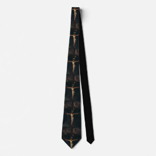 Christ on the Cross by Gillis Mostaer Tie