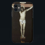 Christ on the Cross, c.1630 iPhone 11 Case<br><div class="desc">Image XJL44945  Christ on the Cross,  c.1630 (oil on canvas). Velazquez,  Diego Rodriguez de Silva y (1599-1660) oil on canvas. Prado,  Madrid,  Spain .  17th</div>