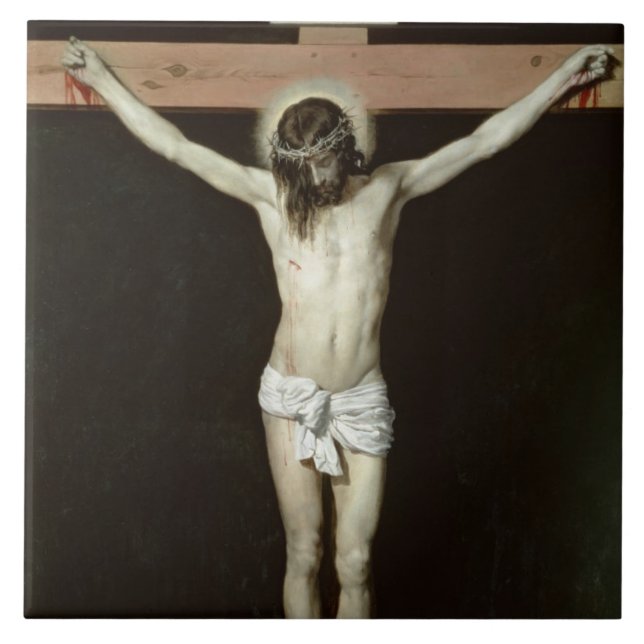 Christ on the Cross, c.1630 Ceramic Tile (Front)