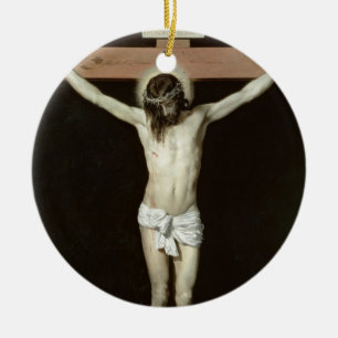 Christ on the Cross, c.1630 Ceramic Tree Decoration