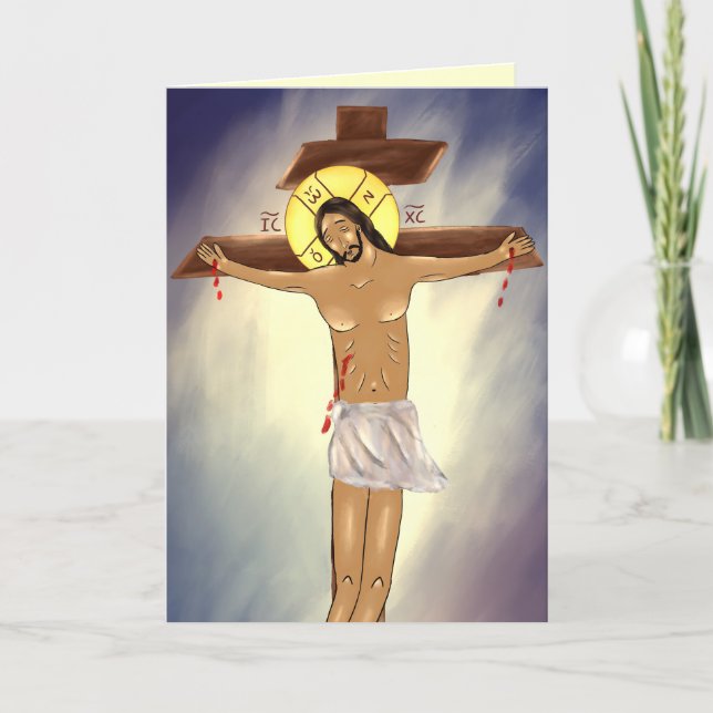 Christ on the Cross Card (Front)