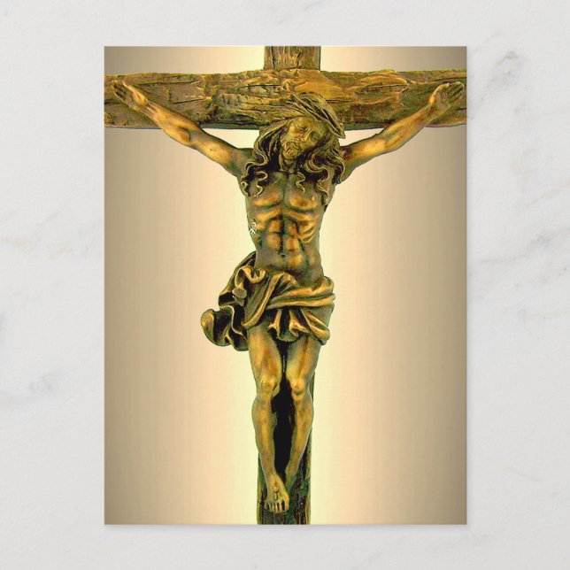 Christ on the Cross  Postcard (Front)