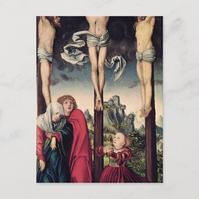 Christ on the Cross Postcard (Front)