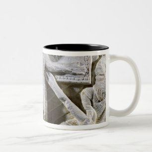 Christ on the Cross Two-Tone Coffee Mug