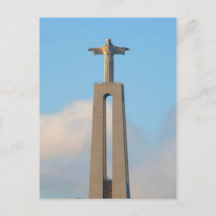 Christ on the Hill in Lisbon Postcard