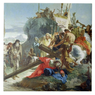 Christ on the Road to Calvary, 1749 (oil on canvas Tile