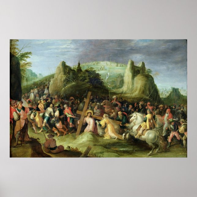 Christ on the Road to Calvary Poster (Front)