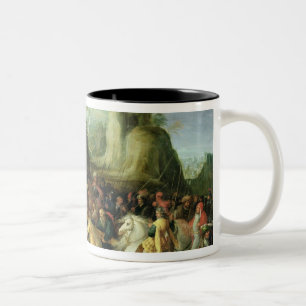 Christ on the Road to Calvary Two-Tone Coffee Mug