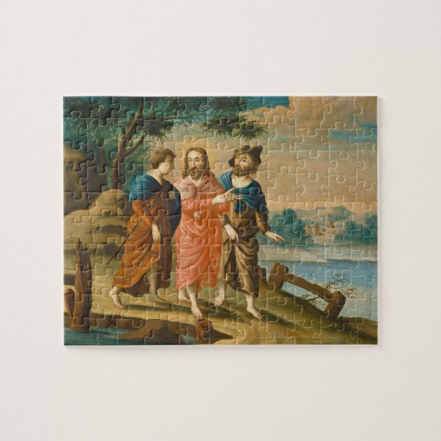 Christ on the Road to Emmaus Jigsaw Puzzle (Horizontal)