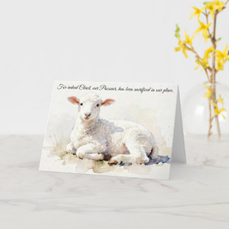 Christ Our Passover: Christian Passover card