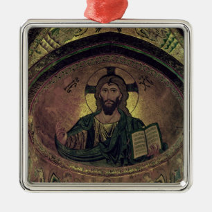 Christ Pantocrat in the apse Metal Tree Decoration