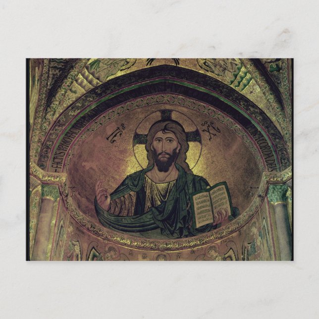 Christ Pantocrat in the apse Postcard (Front)