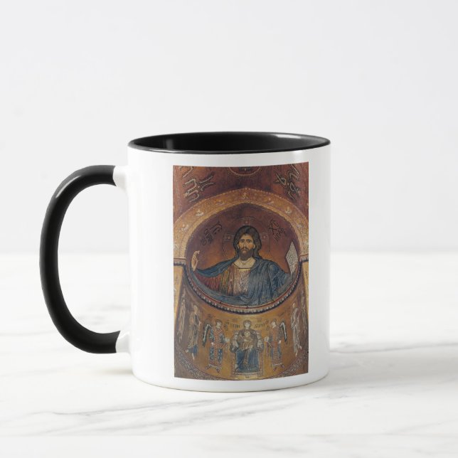 Christ Pantocrator and the Madonna Mug (Left)