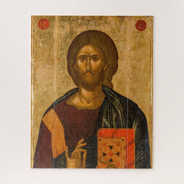 Christ Pantocrator by Byzantine Icon Jigsaw Puzzle (Vertical)