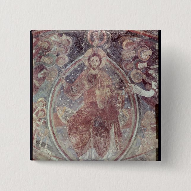 Christ Pantocrator, from the apse 15 Cm Square Badge (Front)