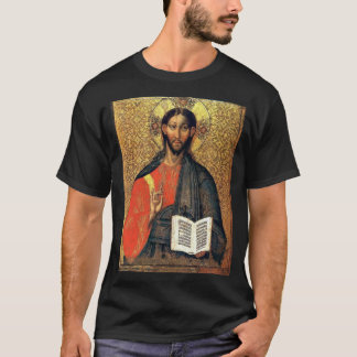 Christ Pantocrator Orthodox Icon 16th Century  T-Shirt