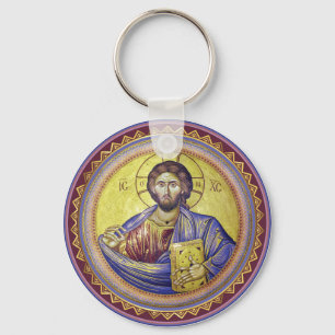 Christ Pantocrator Orthodox Icon Key Ring