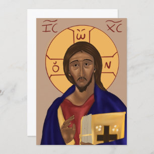 Christ Paper Icon Card
