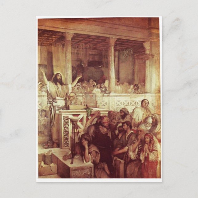 Christ Preaching at Capernaum c. 1878-79 Postcard (Front)